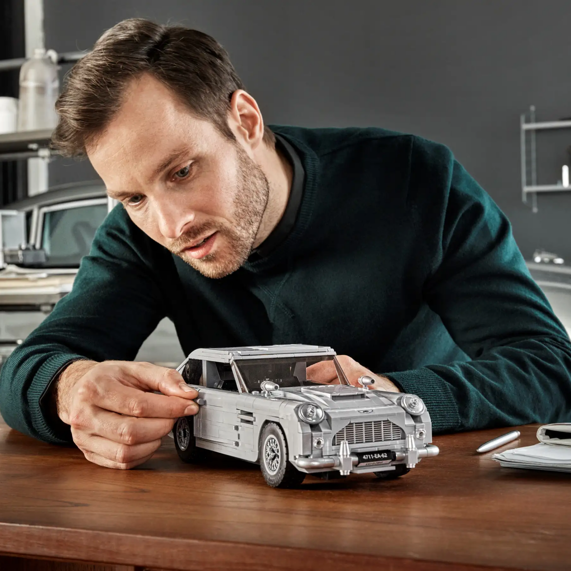 Aston Martin DB5 do James Bond 007 (1295 pe&ccedil;as)