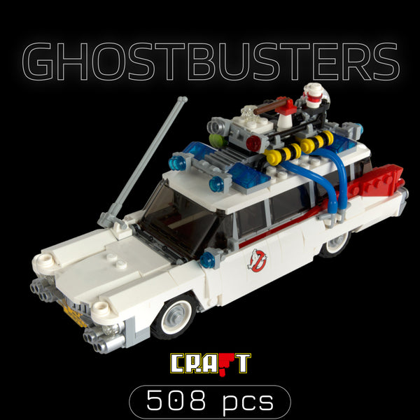 Cadillac ECTO-1 dos Caça-Fantasmas (508 peças)