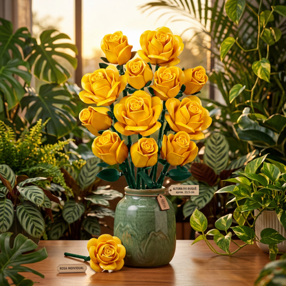 Buqu&ecirc; Raios de Sol Dourado (496 pe&ccedil;as)