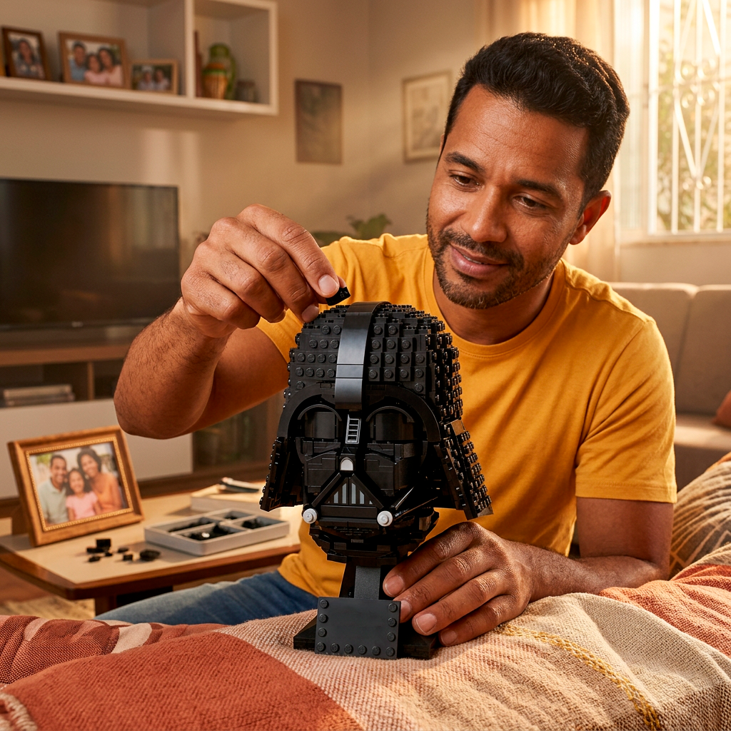 Capacete de Darth Vader (834 pe&ccedil;as)