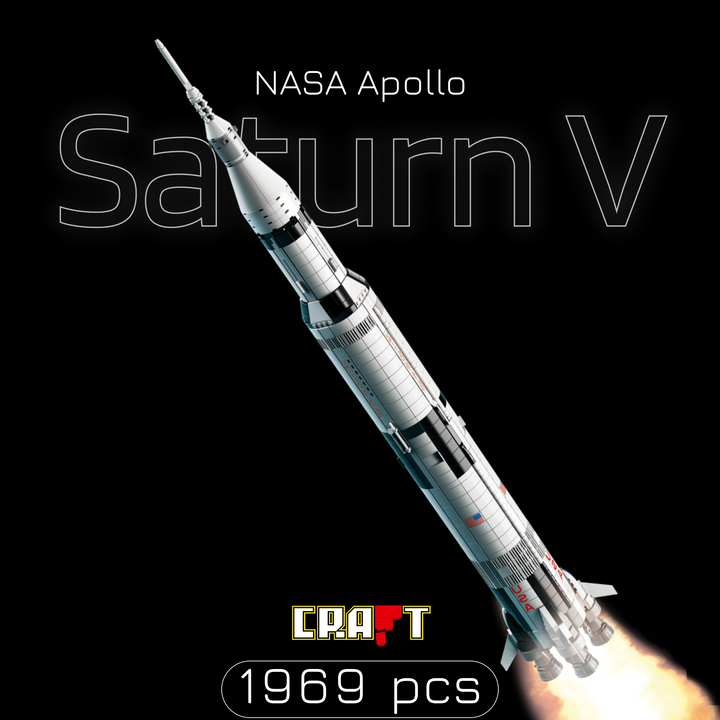 Saturno V: Miss&atilde;o Lunar Apollo (1969 pe&ccedil;as)