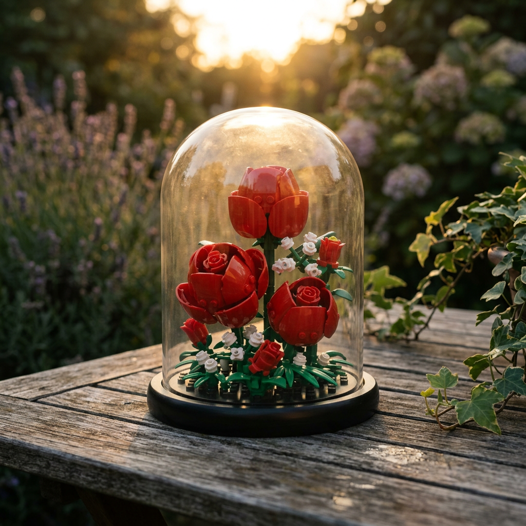 Redoma de Rosas (151 pe&ccedil;as)