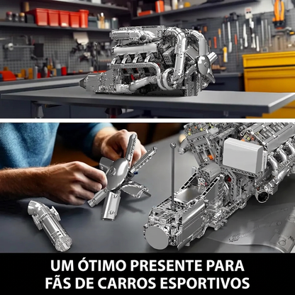 Motor Hypercar com C&acirc;mbio W16 (2899 pe&ccedil;as)