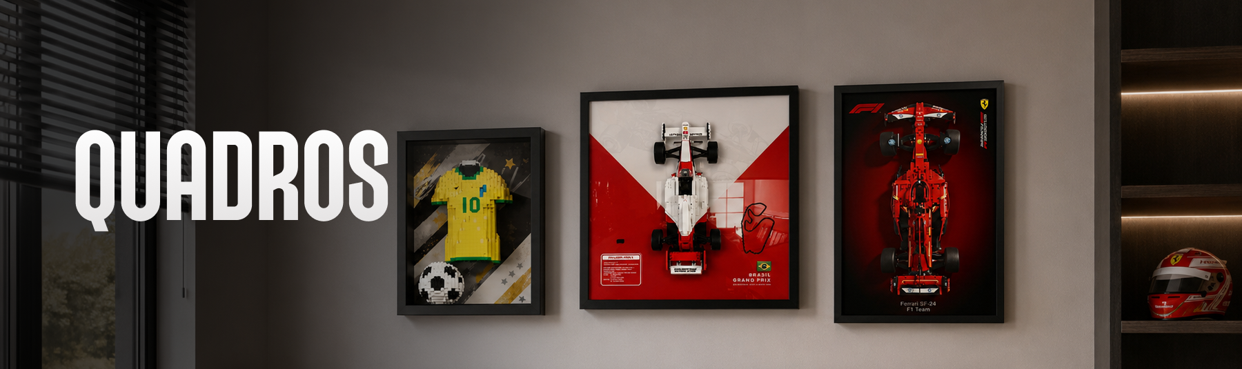 Banner da coleção Quadros - Brics Craft