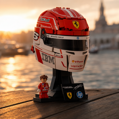 Capacete Ferrari HP - Charles Leclerc (886 pe&ccedil;as)