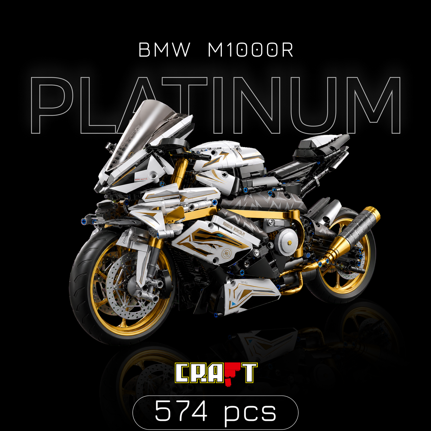 Moto Sport Platinum Warrior (574 pe&ccedil;as)
