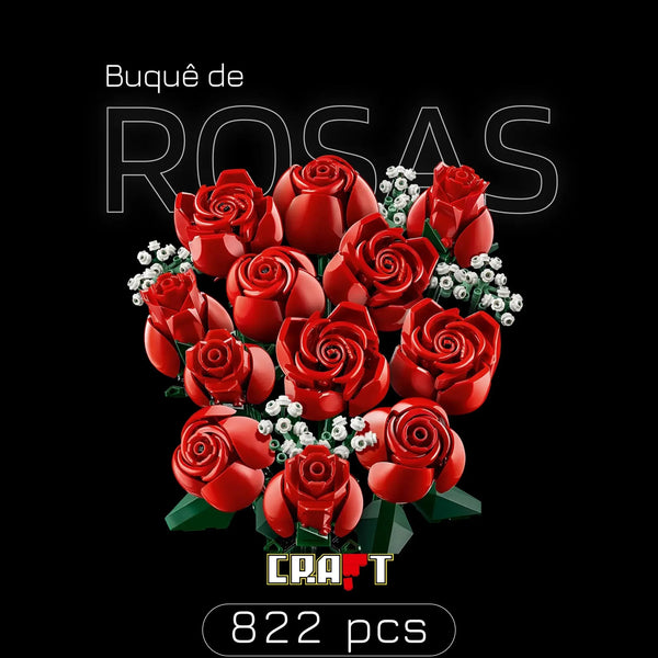 Adicione um Buquê de Rosas (822 peças)