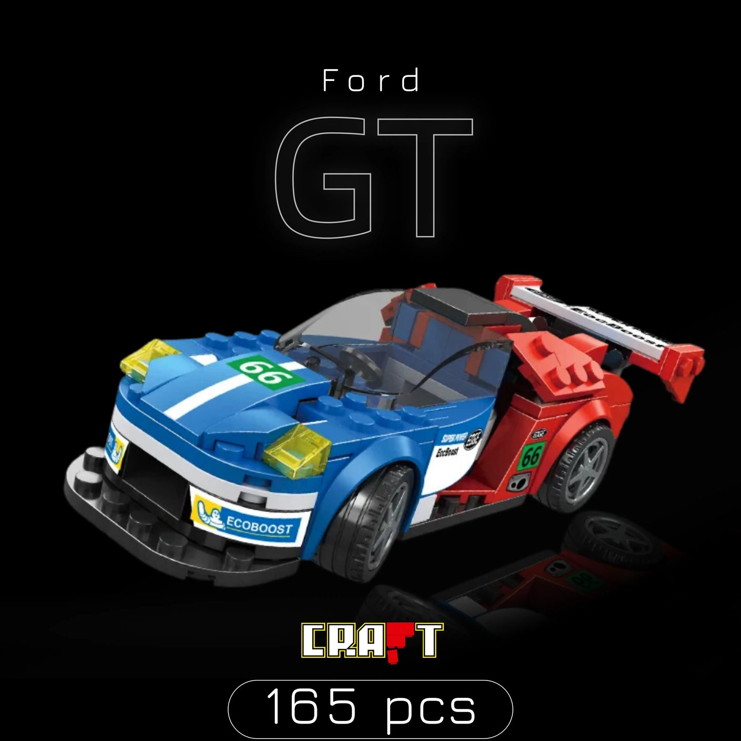 Ford GT 2016 (165 p&ccedil;s) - Brics Craft