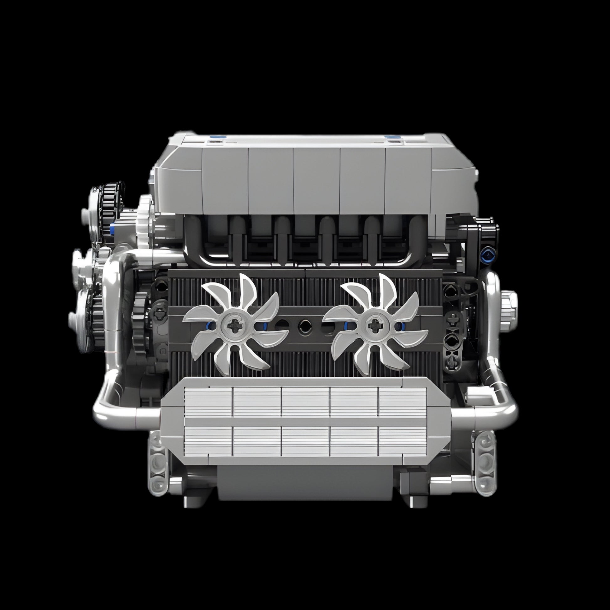 Motor S55 Inline-6 Motorizado (744 pe&ccedil;as) - Brics Craft