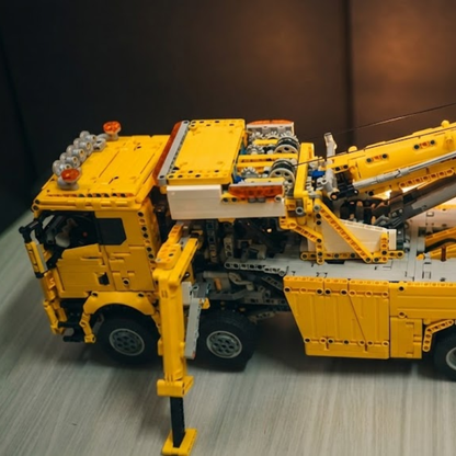 Caminh&atilde;o Guincho MAN TGS Amarelo (4.883 pe&ccedil;as)