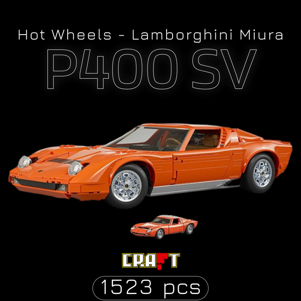 Hot Wheels - P400 SV (1523 pe&ccedil;as)