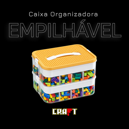 Caixa Organizadora Empilh&aacute;vel