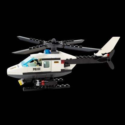 Helic&oacute;ptero da Pol&iacute;cia (102 p&ccedil;s) - Brics Craft