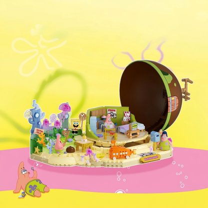 Bob Esponja - Casa de Pedra do Patrick Estrela (1300 pe&ccedil;as)