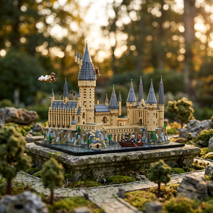 Harry Potter - O Castelo e os Campos de Hogwarts (2660 pe&ccedil;as)