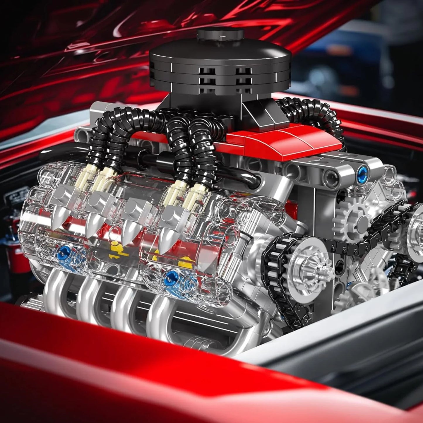 Motor V8 Chevy LSX454 (487 pe&ccedil;as)