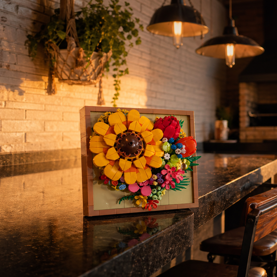 Moldura Floral 3D (781 pe&ccedil;as)
