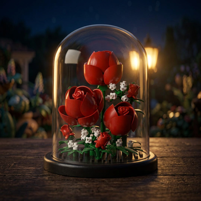 Redoma de Rosas (151 pe&ccedil;as)
