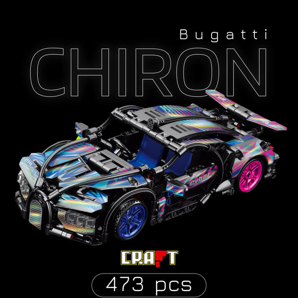 Bugatti Chiron Cyberpunk (473 peças)
