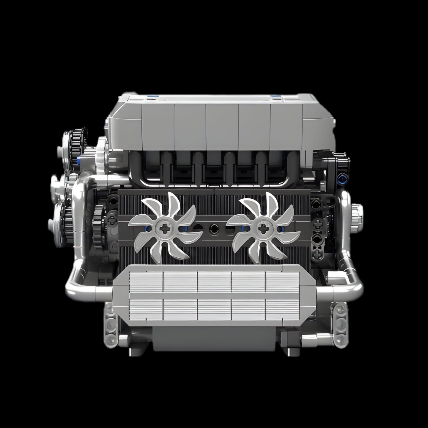 Motor S55 Inline-6 Motorizado (744 pe&ccedil;as) - Brics Craft