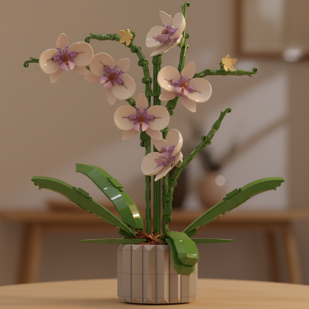 Buqu&ecirc; de Orqu&iacute;deas em Vaso (608 pe&ccedil;as)