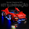 Kit de Ilumina&ccedil;&atilde;o para a Ferrari Daytona SP3 (3378 pe&ccedil;as)