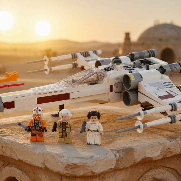 Star Wars - Ca&ccedil;a-Estelar X-Wing (474 pe&ccedil;as)
