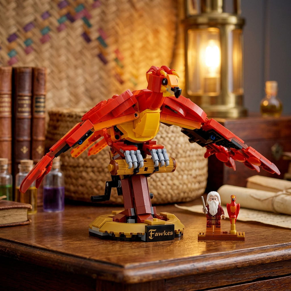 Harry Potter - Fawkes: A F&eacute;nix de Dumbledore (597 pe&ccedil;as)