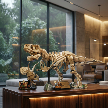 F&oacute;ssil do Tiranossauro Rex - Jurassic Park (3145 pe&ccedil;as)