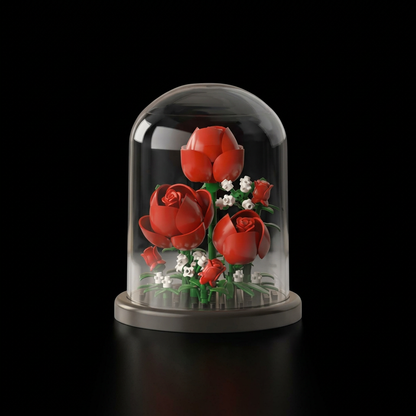 Redoma de Rosas (151 pe&ccedil;as)