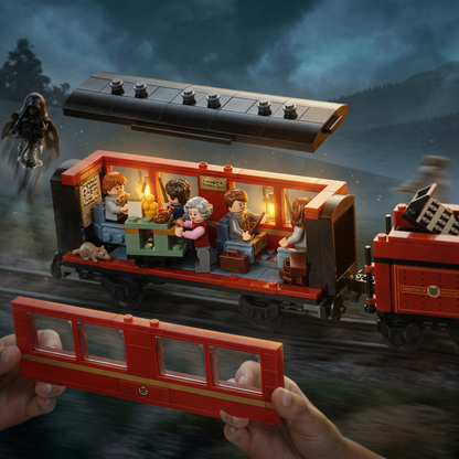 Harry Potter - Expresso de Hogwarts e Plataforma 9&frac34; (801 pe&ccedil;as)