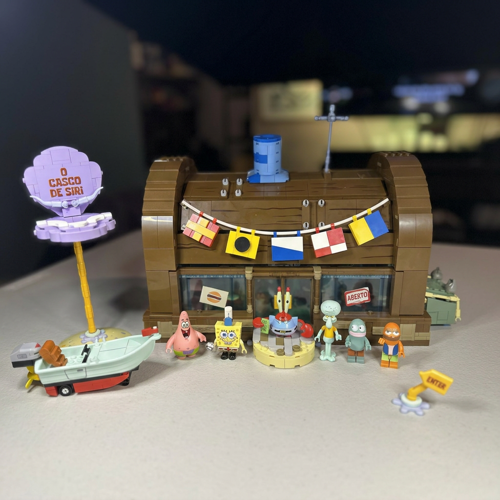 Bob Esponja - Siri Cascudo (2700 pe&ccedil;as)
