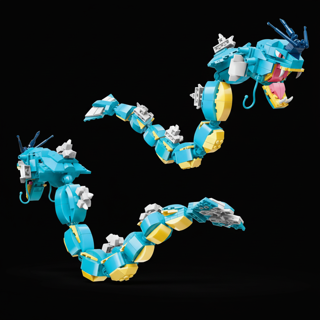 Pok&eacute;mon - Gyarados (481 pe&ccedil;as)