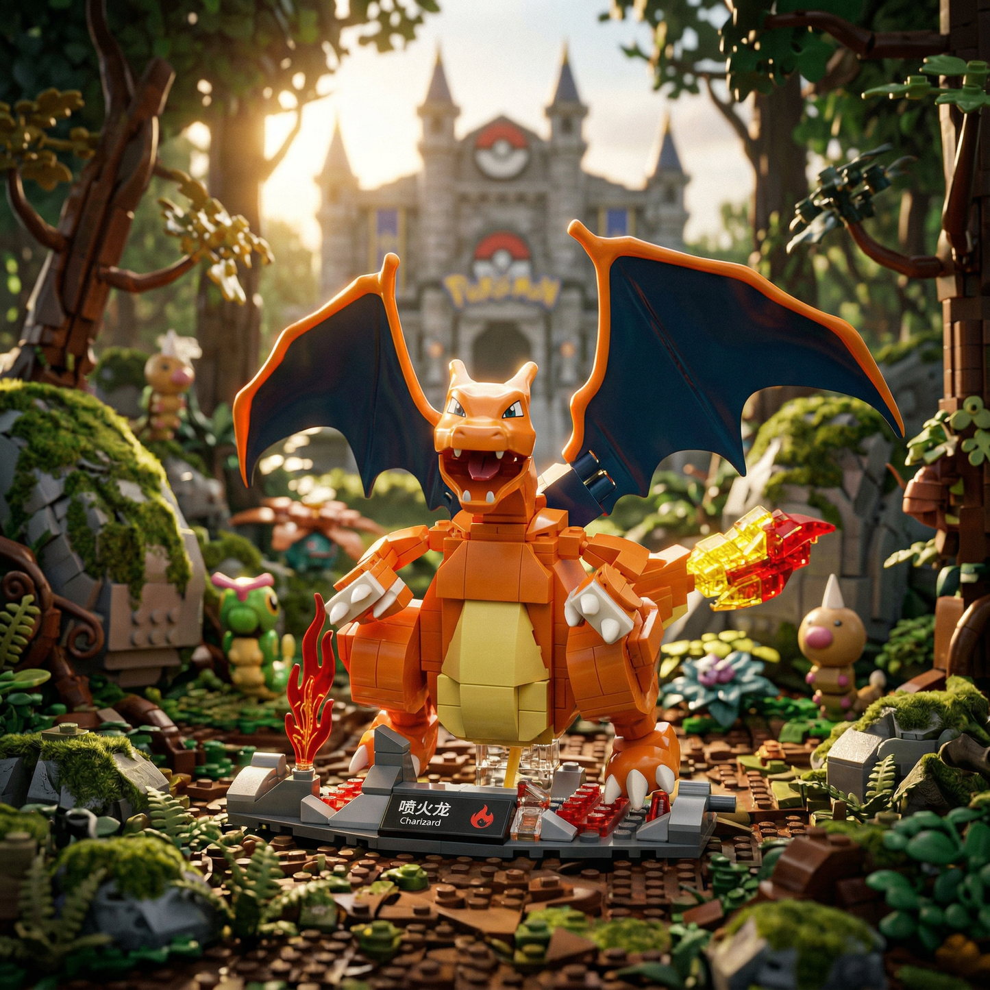Pok&eacute;mon - Charizard (273 pe&ccedil;as)
