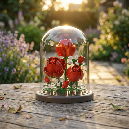 Redoma de Rosas (151 pe&ccedil;as)