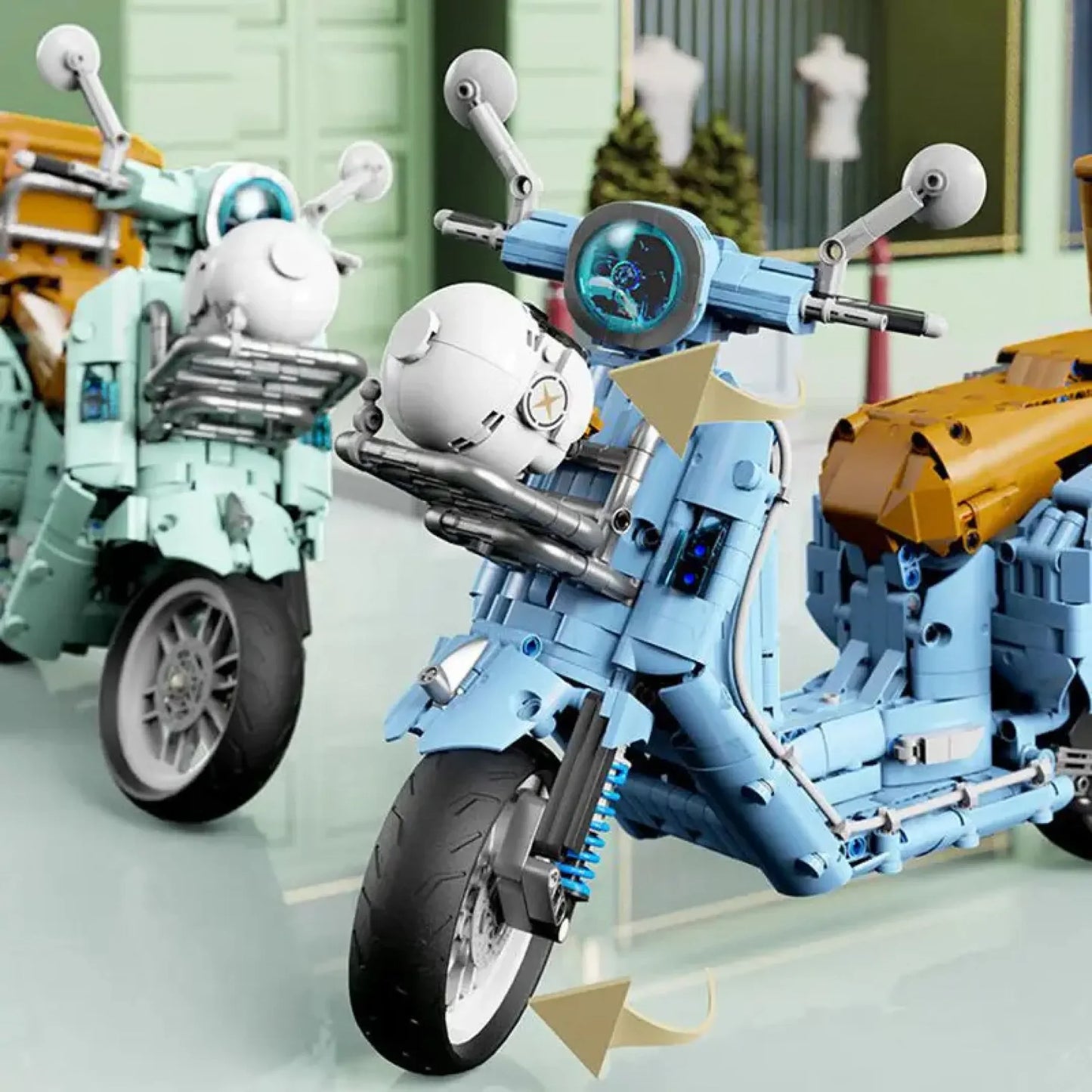 Vespa 125 (1828 peças)