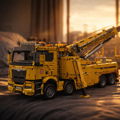 Caminh&atilde;o Guincho MAN TGS Amarelo (4.883 pe&ccedil;as)