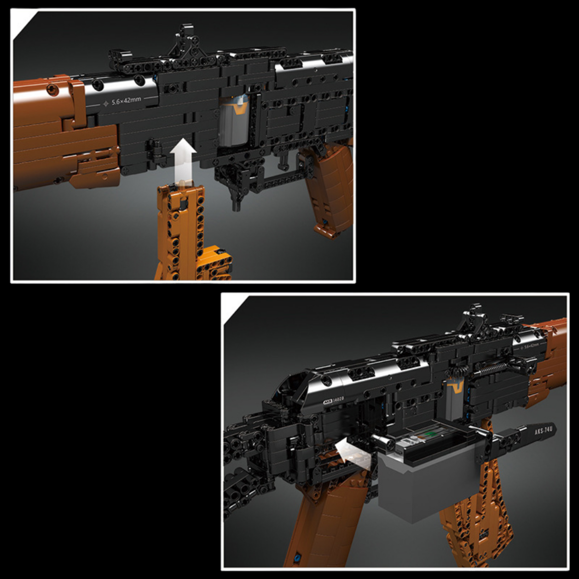 AK-47 (1423 pe&ccedil;as) - Brics Craft