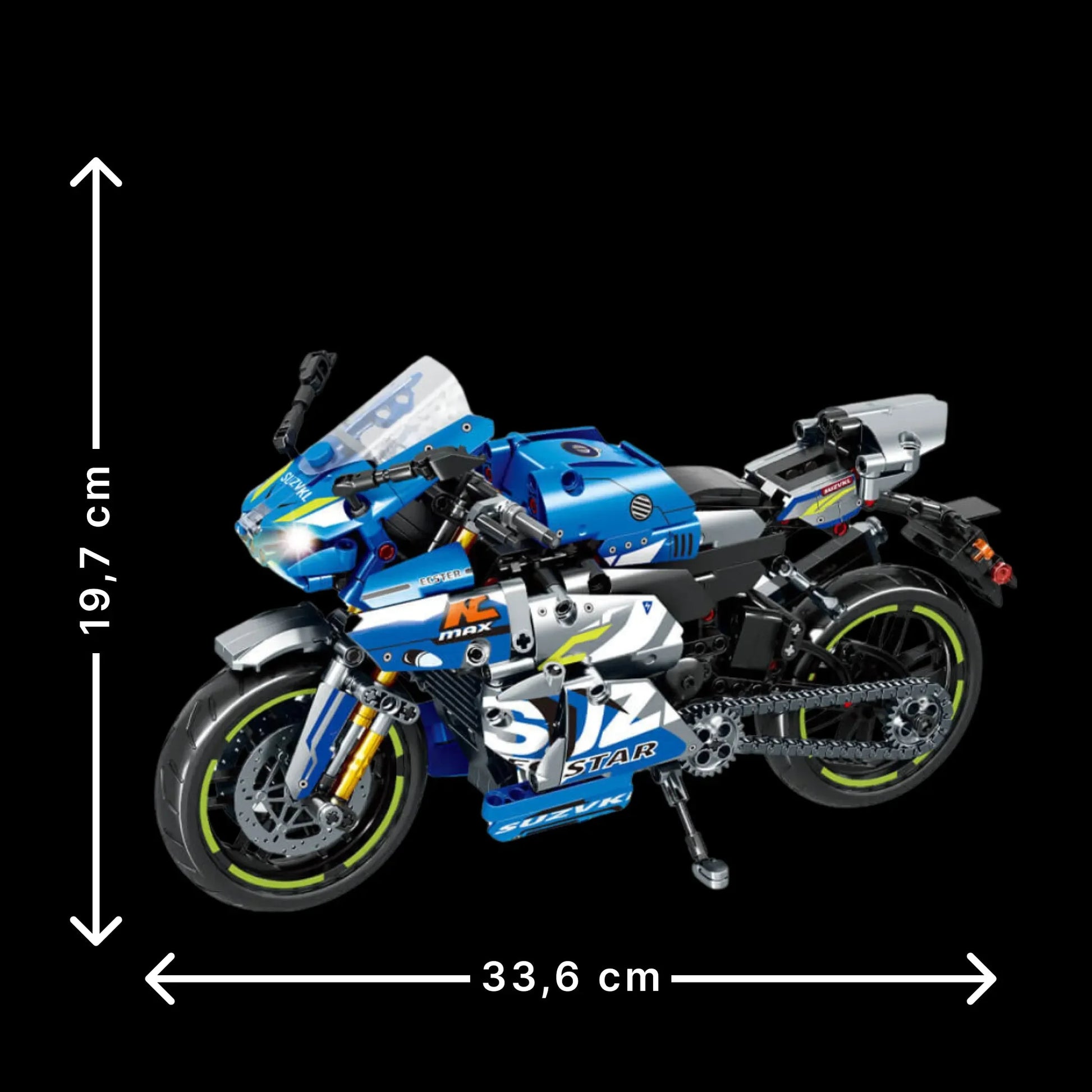 Suzuki GSX-R (823 p&ccedil;s) - Brics Craft