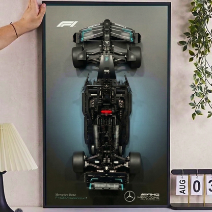 Quadro Fosco para a F&oacute;rmula-1 Mercedes-AMG W14