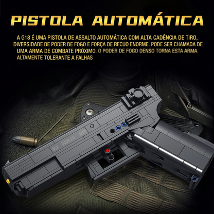 Pistola G18 Autom&aacute;tica (336 pe&ccedil;as)