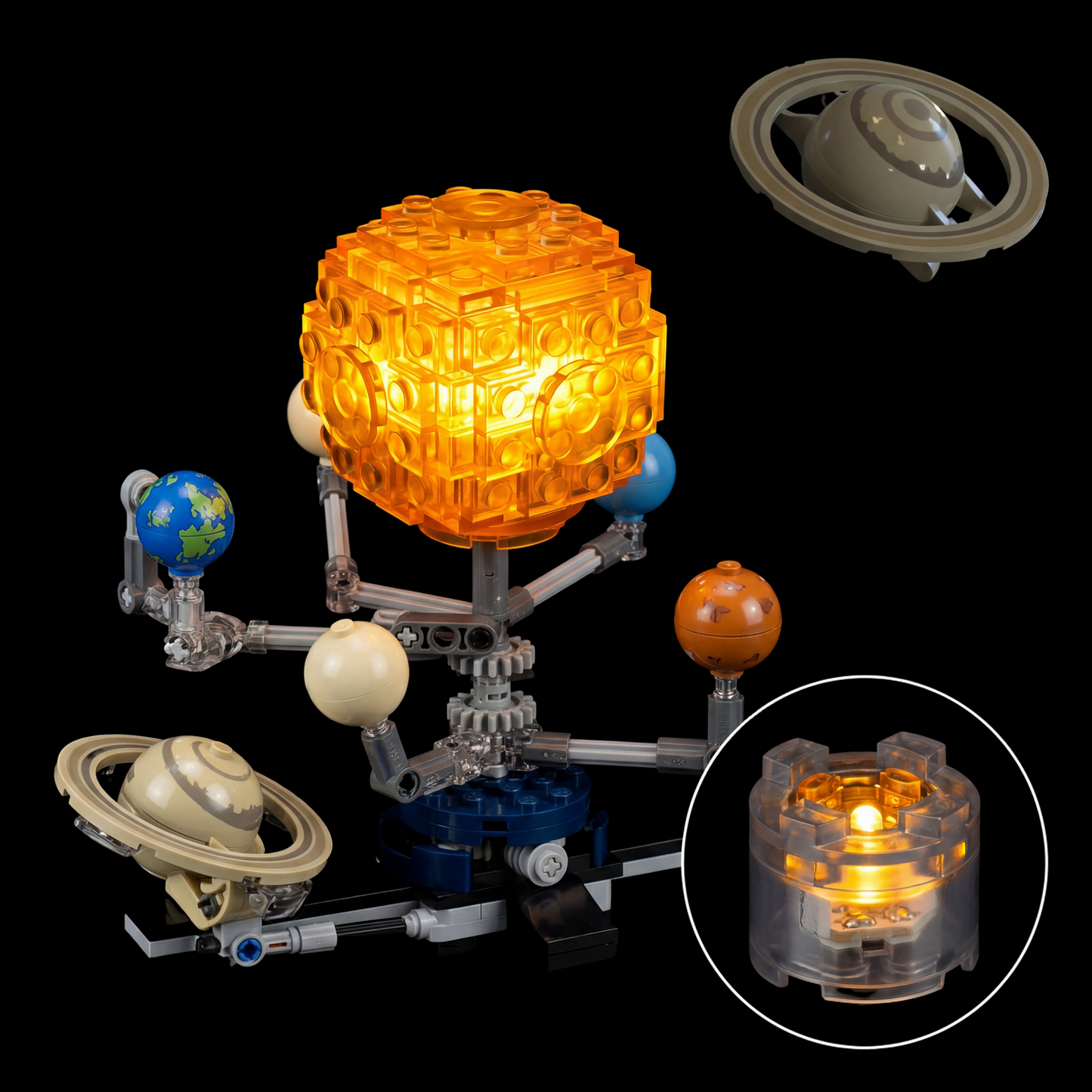 Planet&aacute;rio do Sistema Solar (1098 pe&ccedil;as)