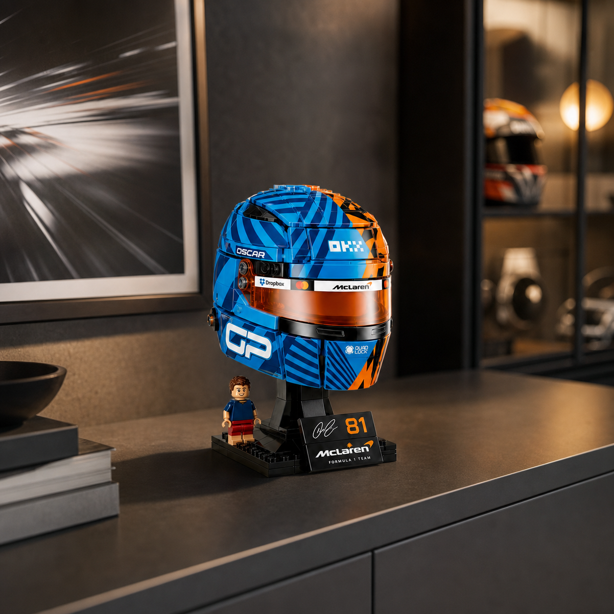 Capacete McLaren Mastercard - Oscar Piastri (793 pe&ccedil;as) - imagem 8 - 20260702-175151