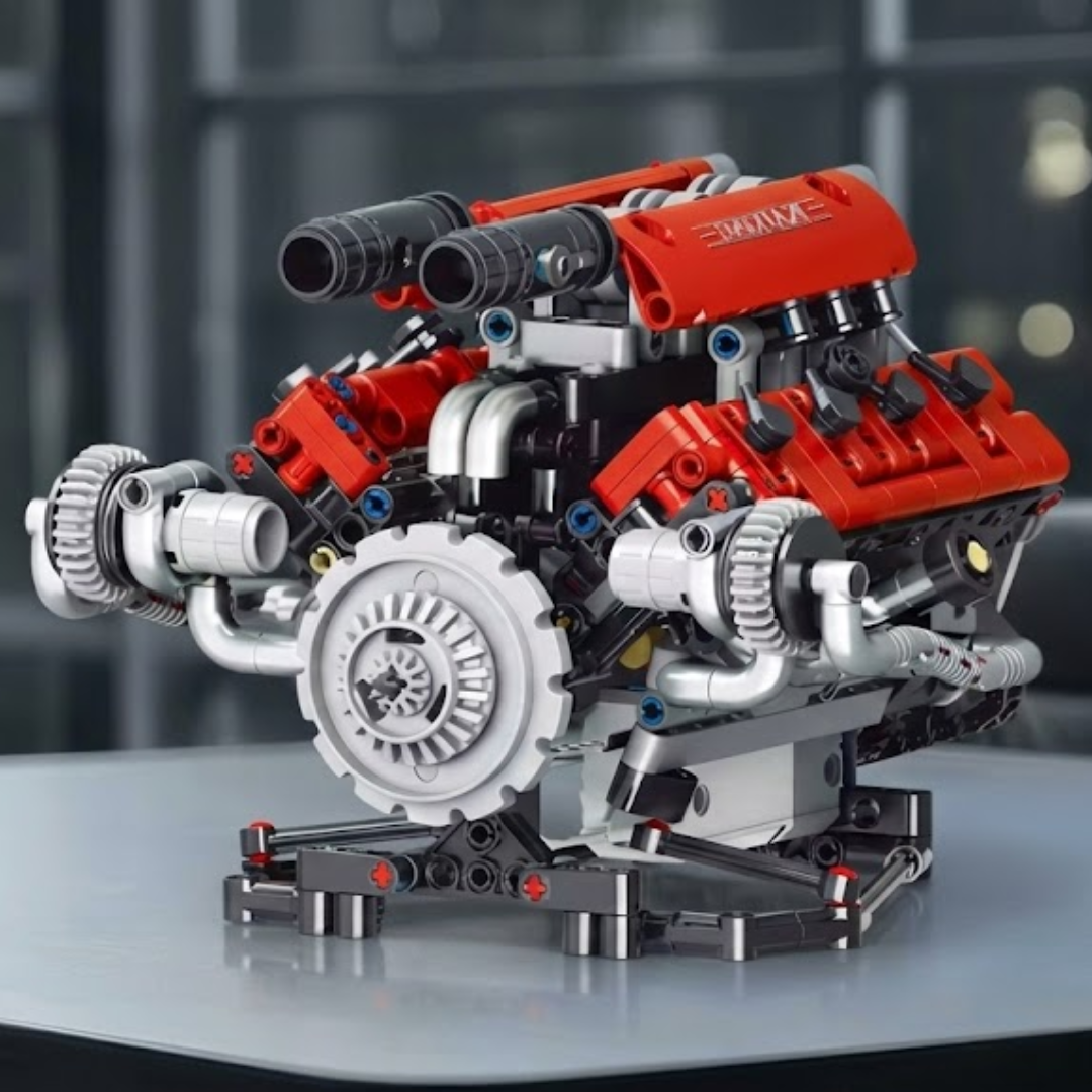 Tech-Turbo V8 (653 pe&ccedil;as) - Brics Craft