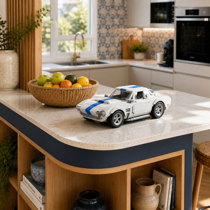 Hot Wheels Corvette Grand Sport (918 pcs) &mdash; 04 ambiente cozinha ilha