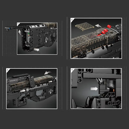 Submetralhadora FN P90 (1589 pe&ccedil;as)