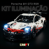 Kit de Ilumina&ccedil;&atilde;o para o Supercarro Alem&atilde;o RSR (1580 pe&ccedil;as)