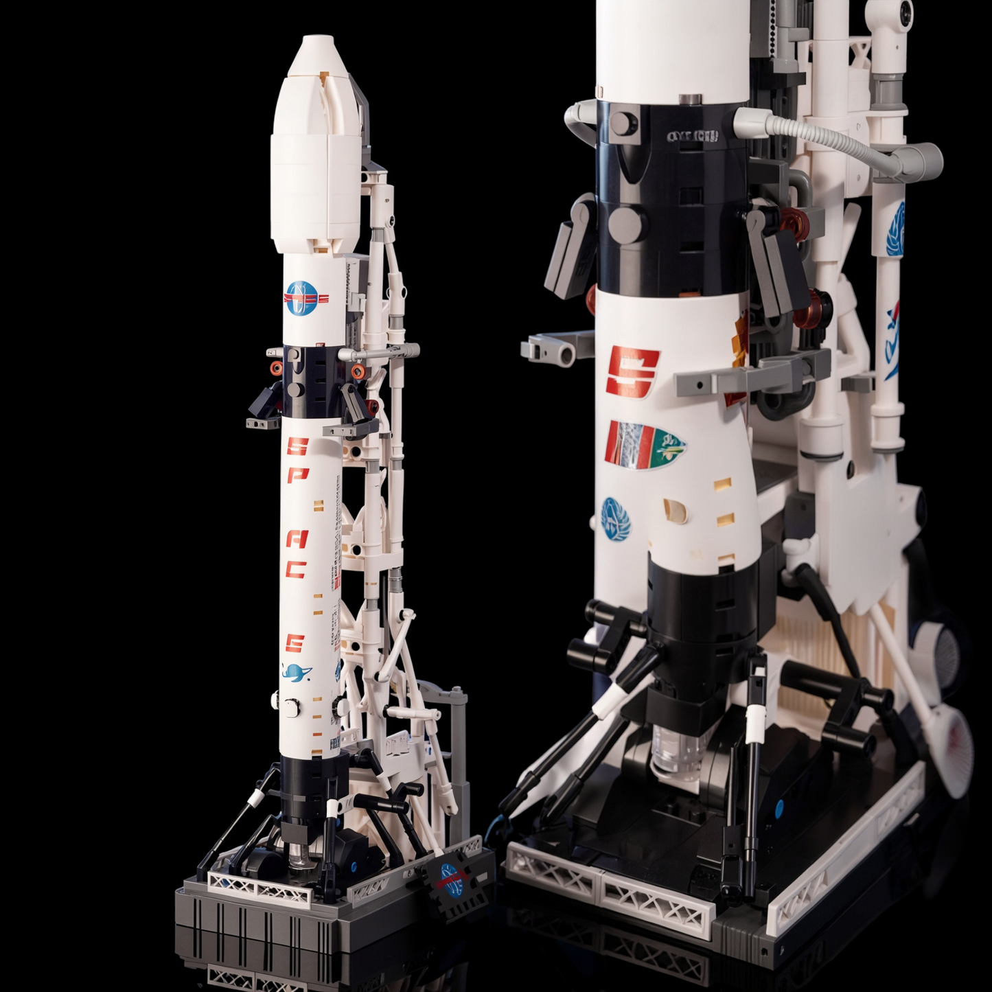 Foguete Espacial SpaceX Falcon 9 (869 pe&ccedil;as)