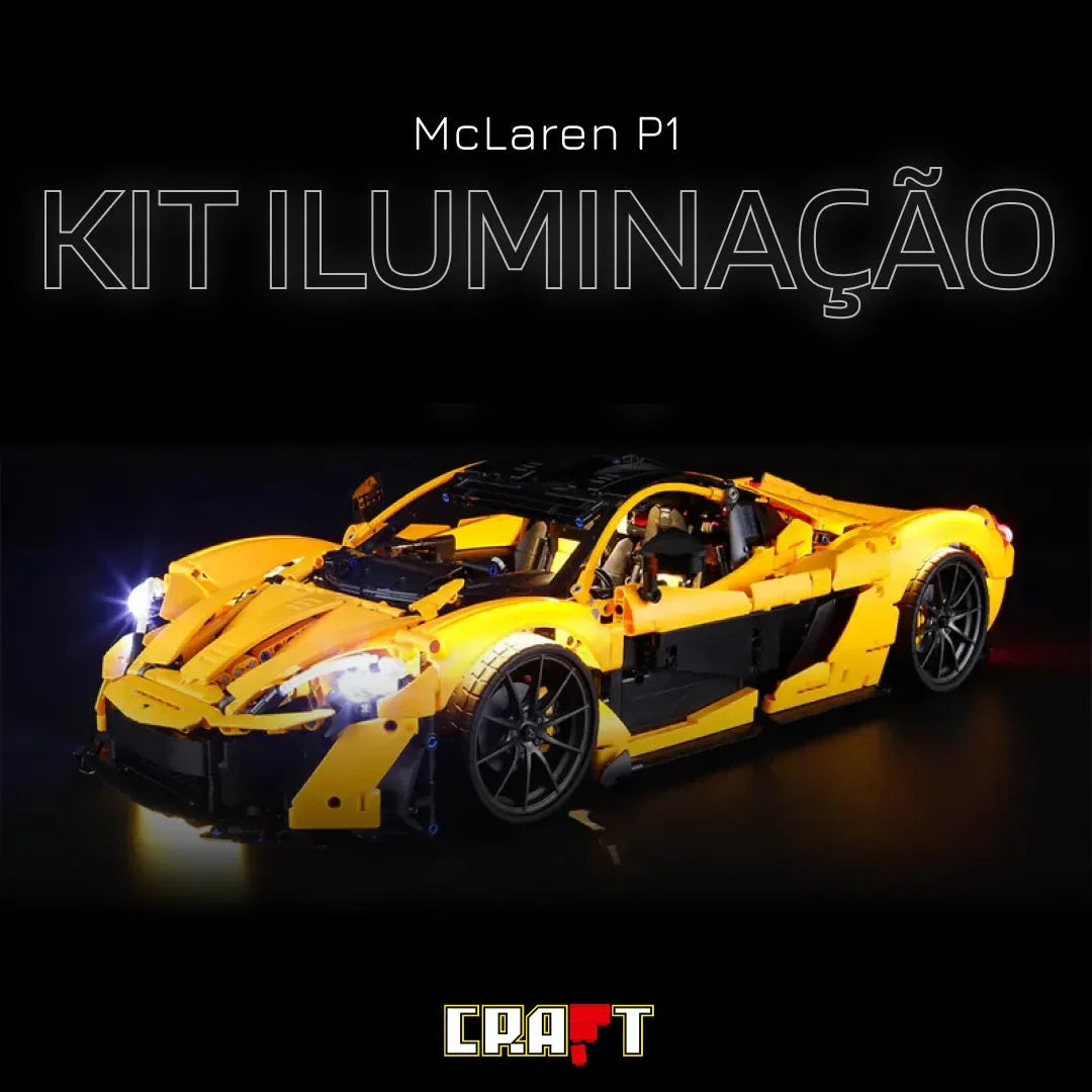 Ilumina&ccedil;&atilde;o para a McLaren P1 - Brics Craft