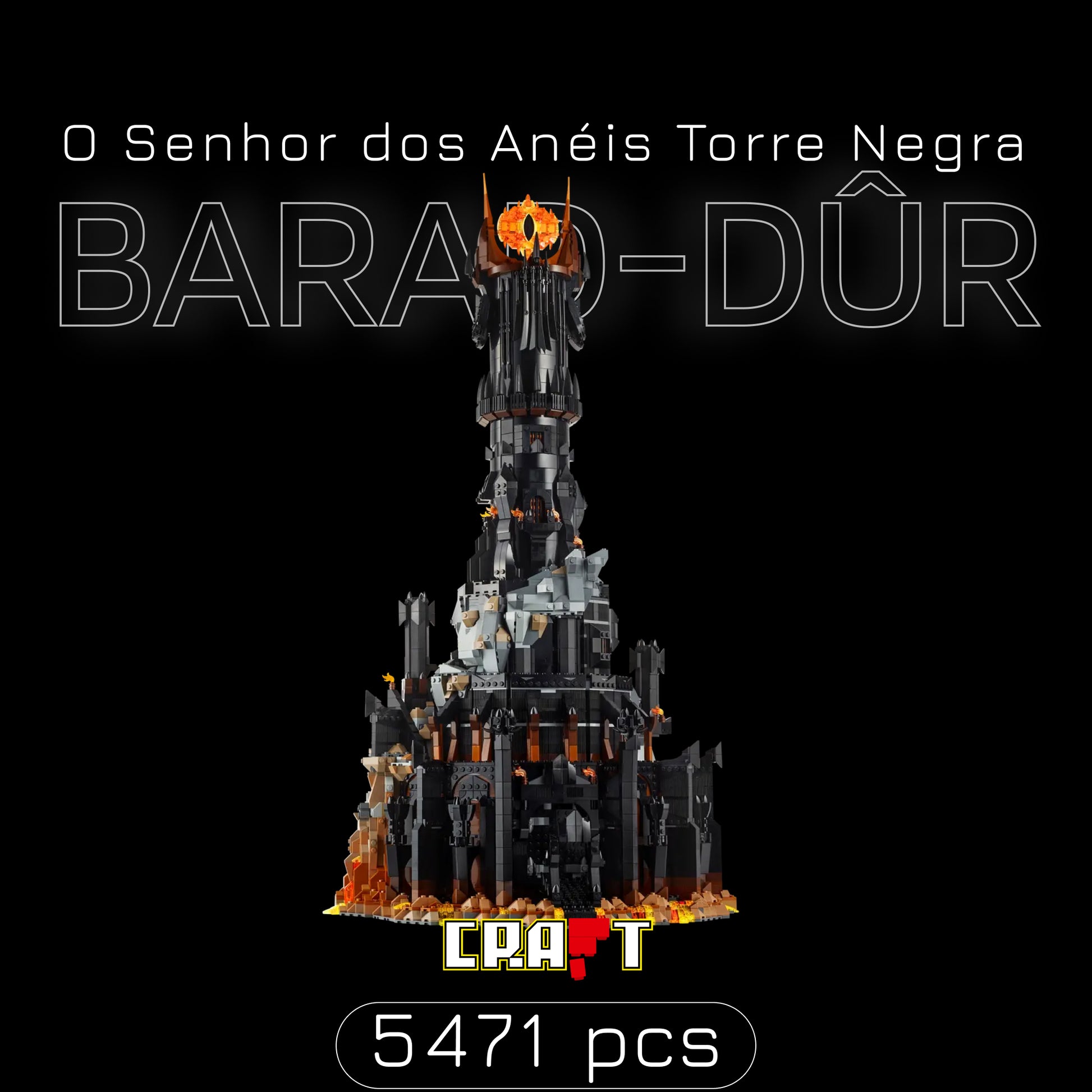 O Senhor dos An&eacute;is - Barad-d&ucirc;r (5471 pe&ccedil;as)